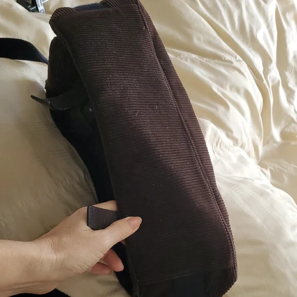 Barneys New York Brown Messenger Bag Classic Design
